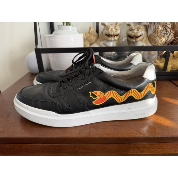 Cole Haan X Men\'s 12M Keith Haring Grandpro Rally Court Sneakers in Black main image 4